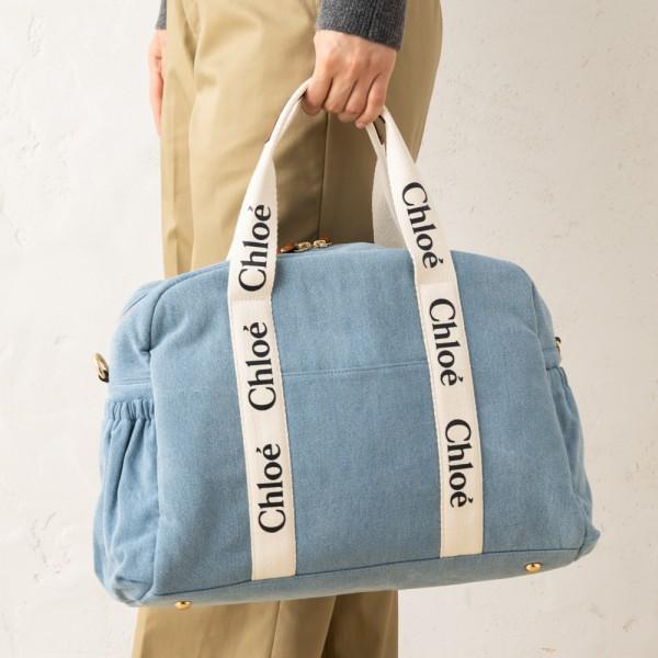 ボストンバッグ ショルダーバッグ マザーズバッグ チェンジングバッグ ブルー ホワイト レディース C20191 Z10