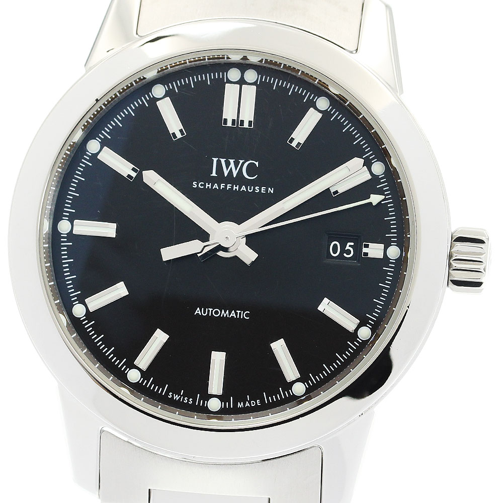 IWC IWC SCHAFFHAUSEN IW357002 インヂュニア デイト 自動巻き メンズ 保証書付き_888643【中古】