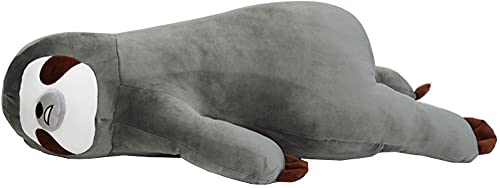 アルタ 抱き枕 床ごこち ぬいぐるみ なまけもの ふわふわ もちもち ダークブラウン 78cm AR0628125