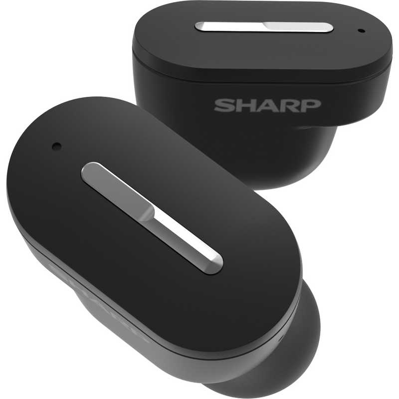 シャープ　SHARP　メディカルリスニングプラグ(軽度・中等度難聴者向け) ブラック系　MH-L1-B