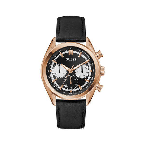 [時計] ブラックレザー ドーソン (GW0972G4) 男性時計