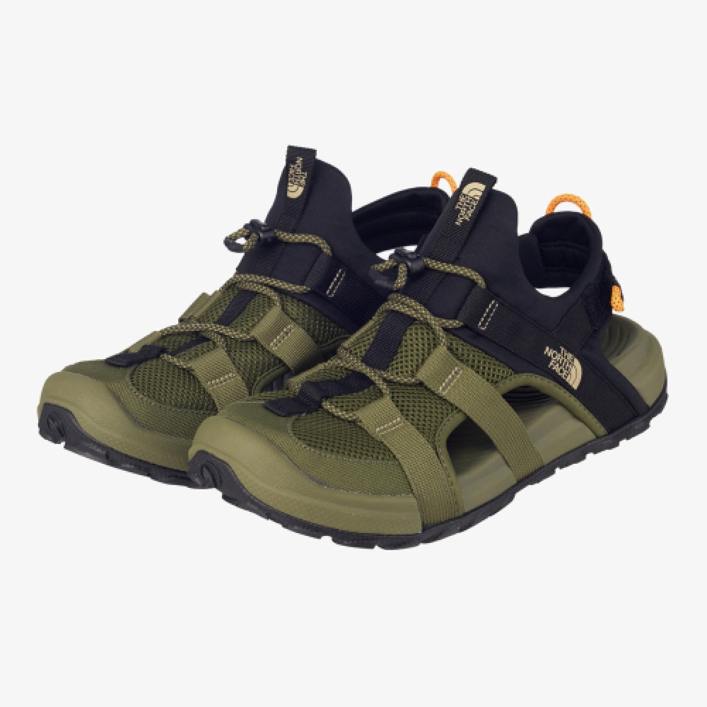 THE NORTH FACE ホワイトラベル 男性 エクスプローキャンプ サンダル_OLIVE