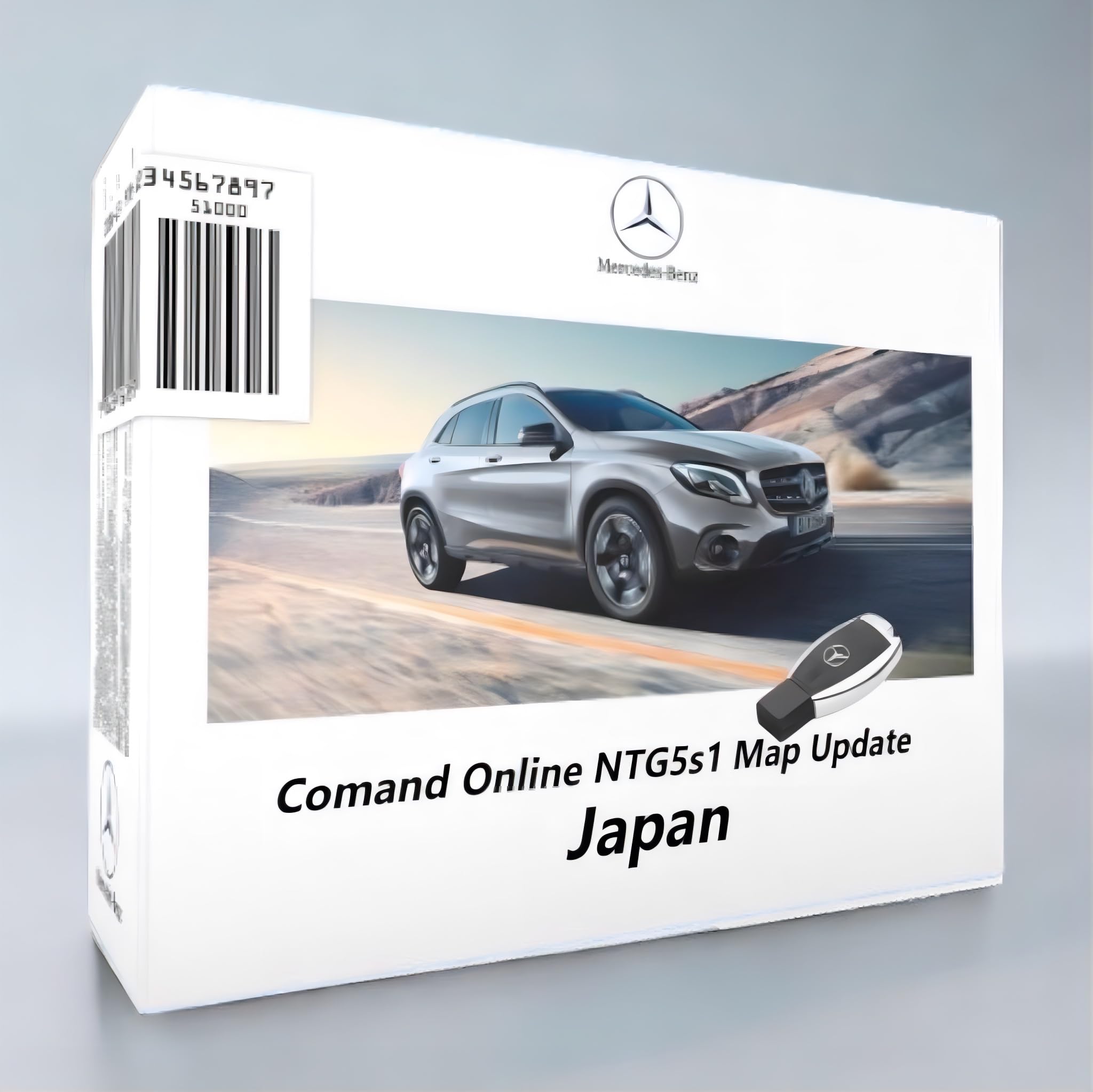 メルセデスベンツ用/地図更新ナビソフト/NTG5 star1用/(5s1/5.1)/後期W176/W246/R172/R231/最終型W212/S212