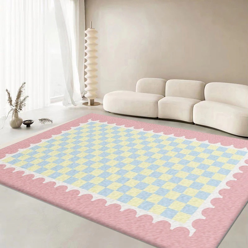 24新作 感すべり止めカーペット 水洗可能フロアマット 韓国ファッションカシミヤリビングカーペット