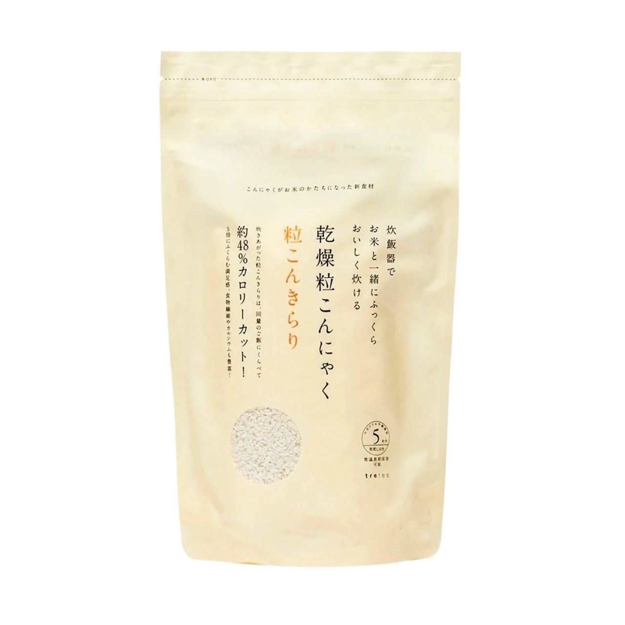 粒こんきらり 乾燥糸こんにゃく お米 トレテス 325g(65g×5) 20袋 保存料 着色料 香料 化学調味料 増粘剤 無添加 無農薬 低カロリー ヘルシー こんにゃく
