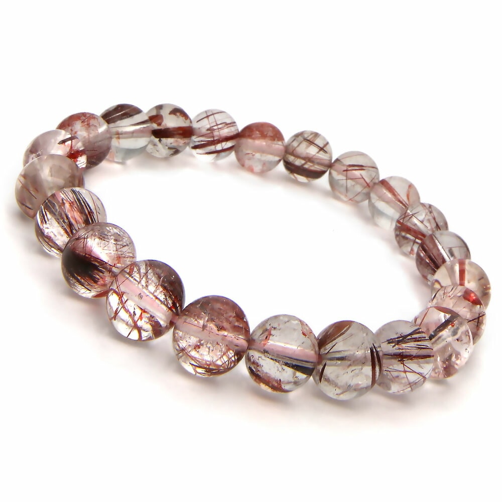 「1点もの 現品」 レッドルチルクォーツ ルチルクォーツ ブレスレット 9mm パワーストーン ブレスレット メンズ レディース 天然石 数珠 ルチル ゴールドルチル アクセサリー hh000066