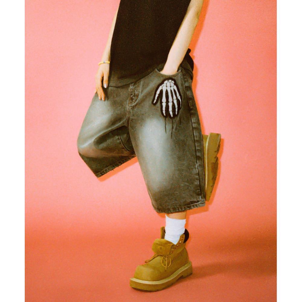 SCHISM INDUCING BONE HAND JORTS GREY SB8PT42GY