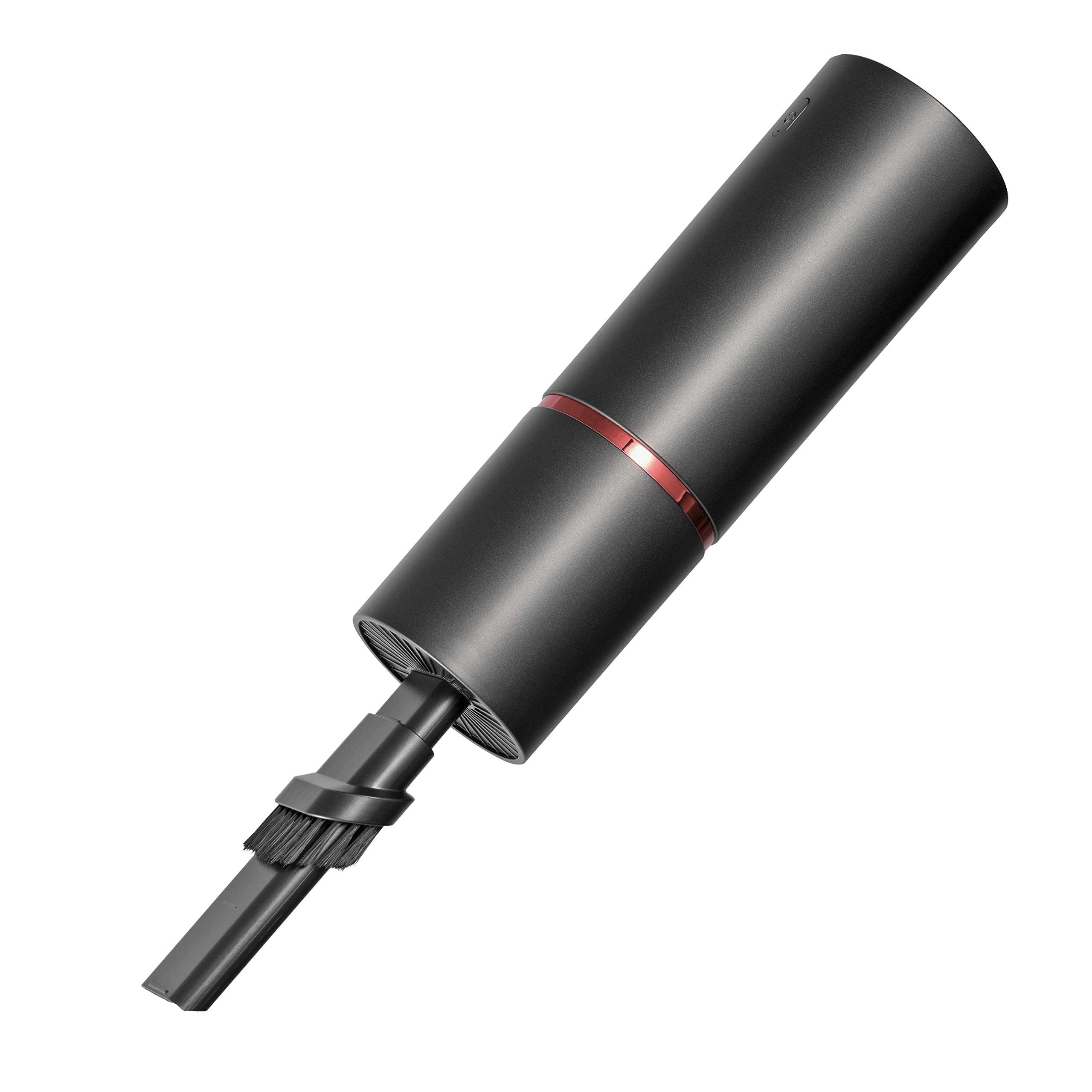 オーム(OHM) 充電式ハンディクリーナー ブロワー機能付き 掃除機 ブラック 円柱型 コンパクト(幅66×高さ215×奥行65mm) オーム電機 SOJ-H002S 08-0721