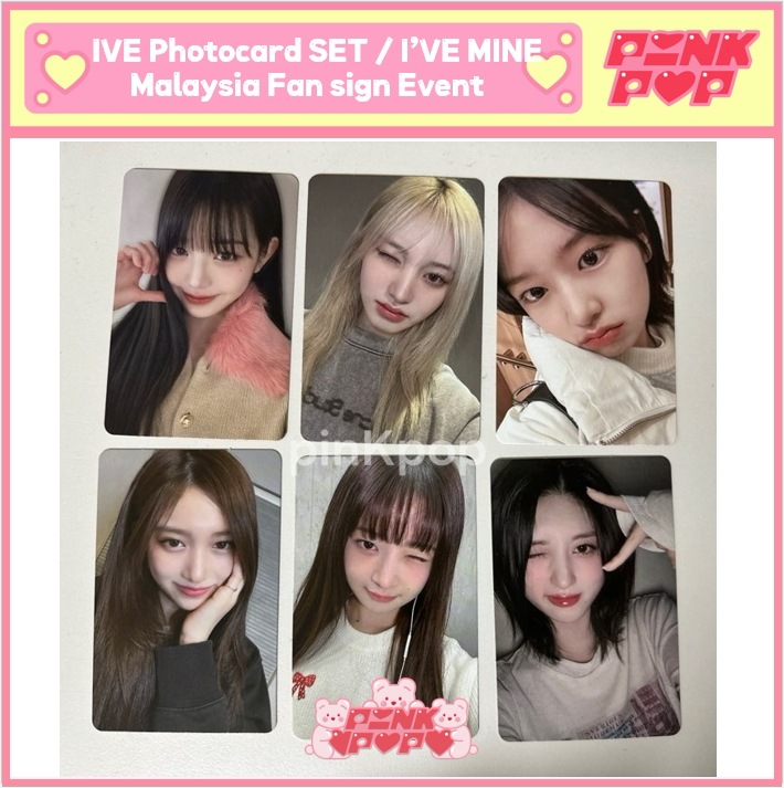 [フォトカード] IVE SOUNDWAVE MALAYSIA FAN SIGN EVENT PHOTOCARD / Ive Mine 1st EP 公式