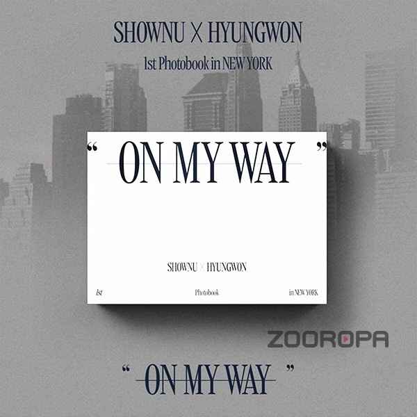 [포토북] 셔누 X 형원 ON MY WAY 1st Photobook in NEWYORK SHOWNU X HYUNGWON