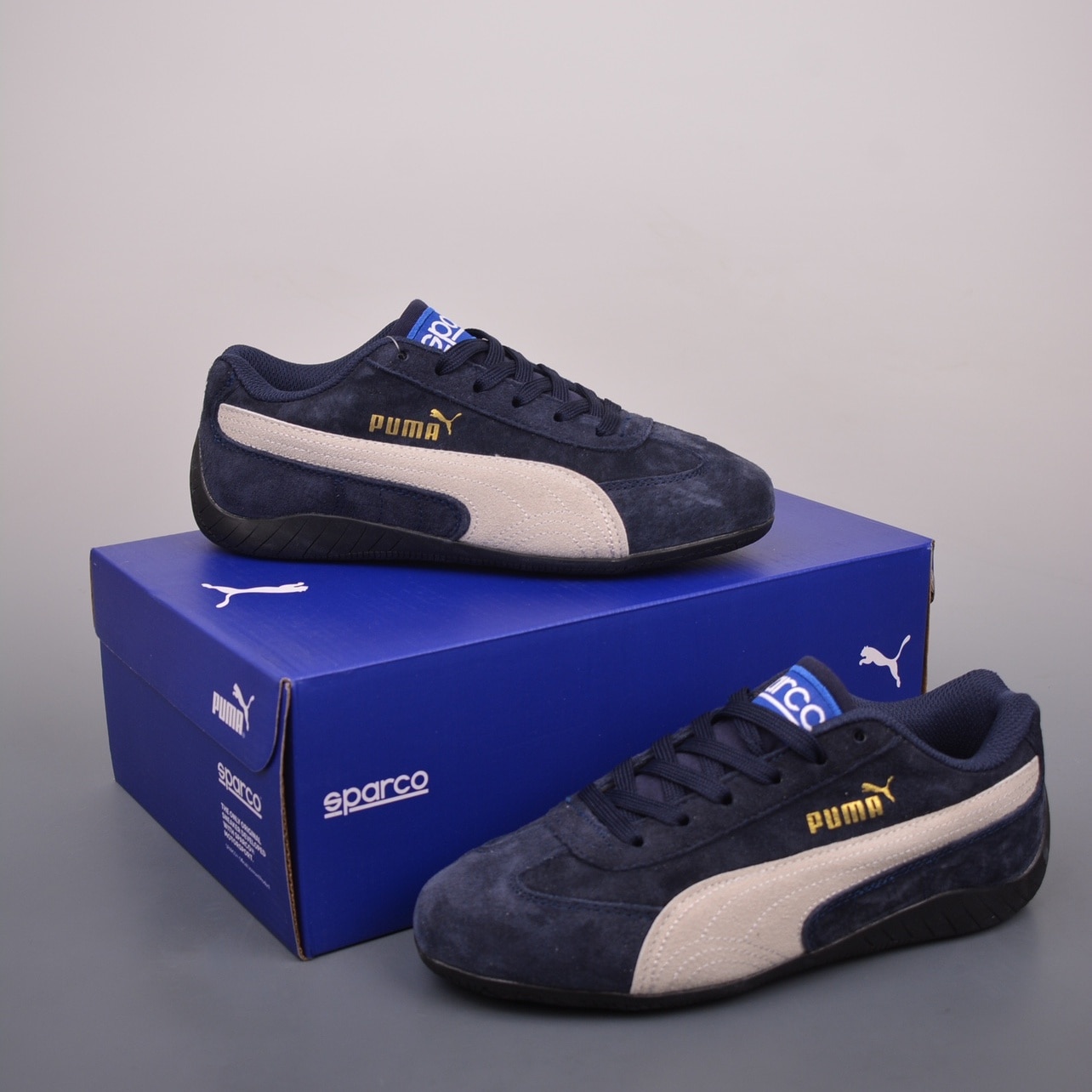 新品 プーマ Speedcat OG Sparco ダークブルー レディース スニーカー 【並行輸入品】