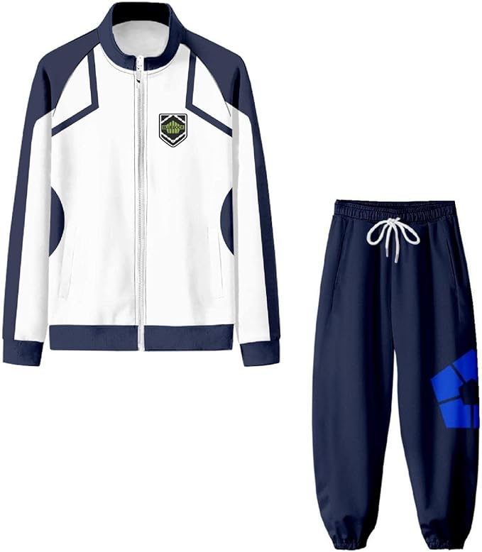 ブルロク Blue＆Lock 全員運動服 コスプレ衣装 ブルーロック ジャージ潔世一 蜂楽廻 千切豹馬 御影玲王 凪誠士郎 國神錬介 全員運動服 隊服 コスプレ アニメ 祭り 学園祭 文化祭 漫遊展