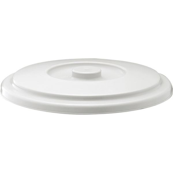 20セット ポリバケツ/清掃用品 フタのみ単品 15SB用蓋 ライトグレー 丸型 ベルク 家庭用品 掃除用品 業務用