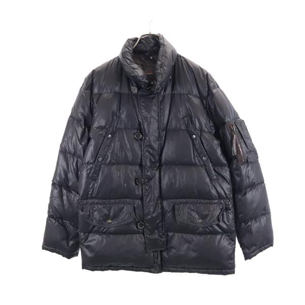 長袖 ダウンジャケット 46 ブラック系 メンズ