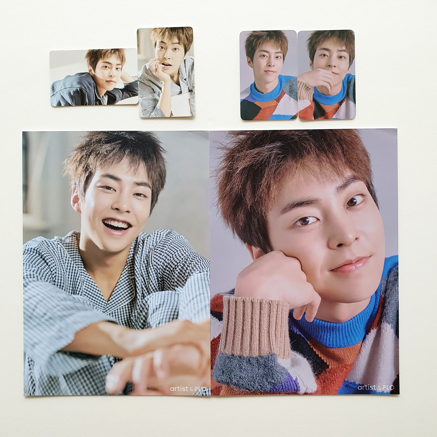 [Rare Item] SM TOWN SM Artist n FLO [EXO] Promotional Official XIUMIN SET