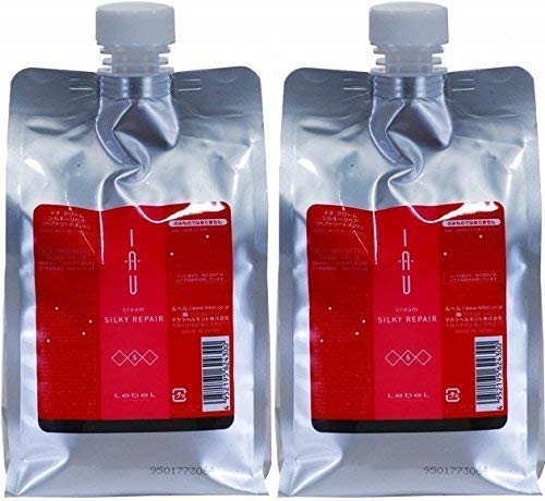 ルベル イオ クリーム シルキーリペア 詰替用 トリートメント LebeL IAU 1000ミリリットル (x 2)