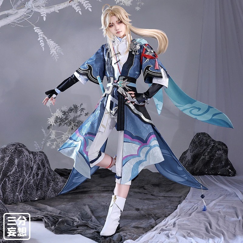2026新作 L 【三分妄想1/3Delusion】崩壊：スターレイル 彦卿-ゲンキョウ コスプレ衣装/ウィッグ/靴 コスチューム