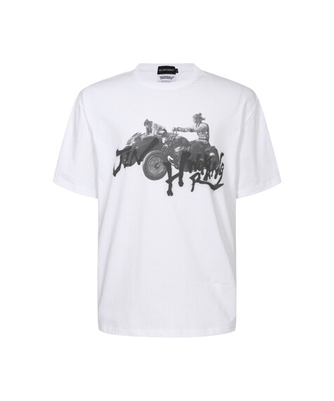 【SURGERY】26SS SURGERY x TEKKEN BIKER GRAPHIC T-SHIRTS : WHITE