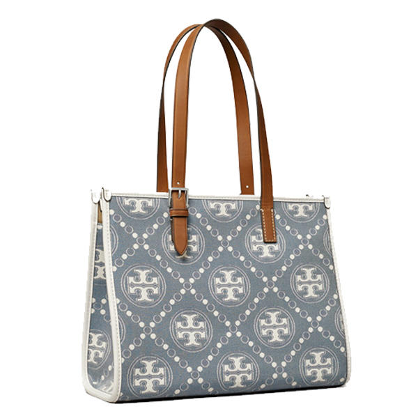 SMALL T MONOGRAM DENIM TOTE 146663