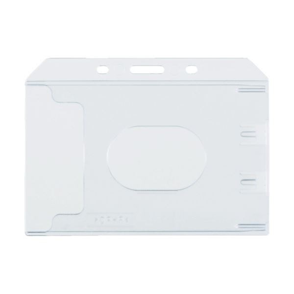 (まとめ) TRUSCO ハード名札ケース名刺サイズ TNH-47 1袋（10枚） (×10セット)