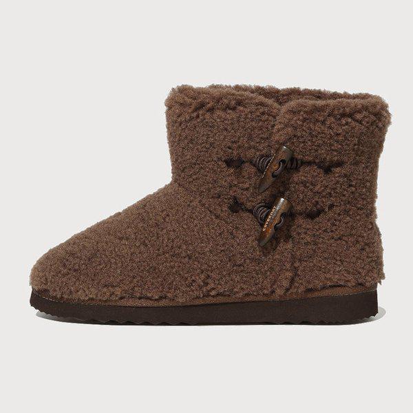 ウーマン クローバーハート トグル ファーブーツ CO2504SN74BR