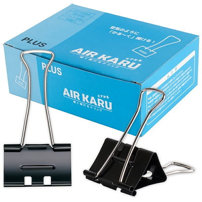他サイト： ダブルクリップ エアかる 超特大 10個入 CP-104AKの商品画像