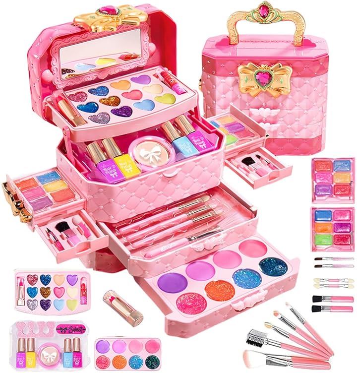 メイクセット 子供用 コスメセット お化粧おもちゃ マニキュア 女の子 ごっこ遊び クリスマス プレゼント用