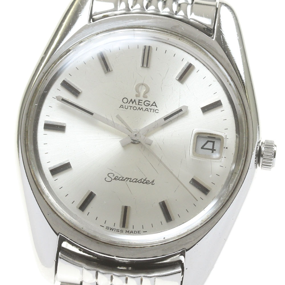 オメガ OMEGA 166.067 シーマスター デイト cal.565 ライスブレスレット 自動巻き メンズ _835705【中古】