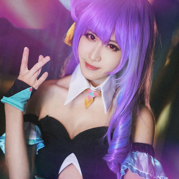 Amazon.co.jp: [Beautiful show] マクロスΔ 美雲・ギンヌメール ウイッグ付 イベント パーティー服 コスプレ衣装 アニメ  コスチューム Cosplay イベント パーティー 変装 : ホビー