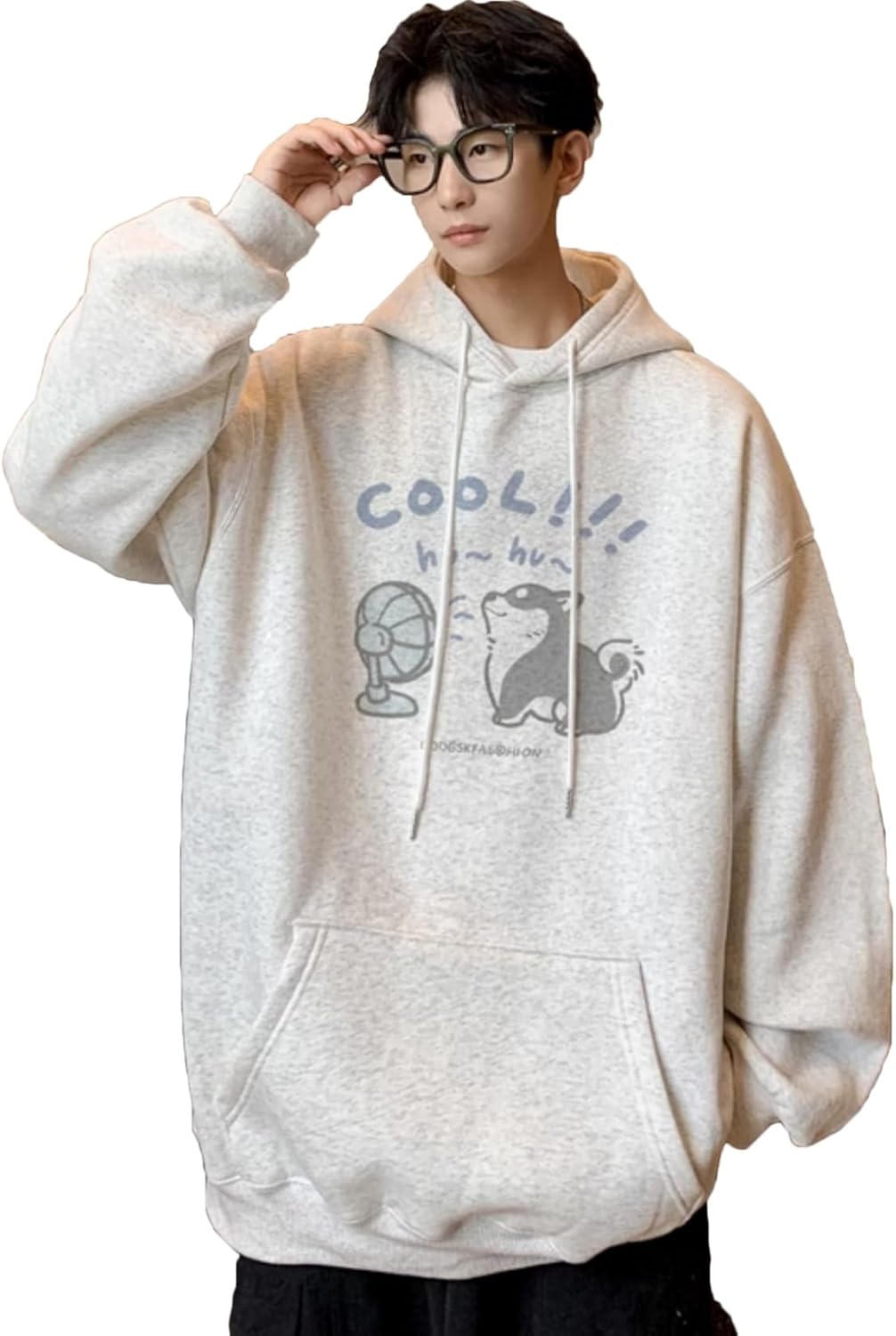 プルオーバー フード付き パーカー スウェットパーカー ハスキー柄 メンズ 秋 長袖 おしゃれ トレーナー 厚手 カンガルーポケット オーバーサイズ 男女兼用 部屋着 普段着 贈り物 ヒップホップ ア