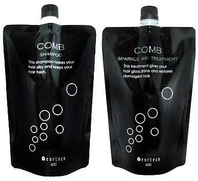 【送料無料】 ディアテック COMB(コンブリアンス)シャンプー 600ml レフィル＆スパークルエアートリートメント 600g ×１セット