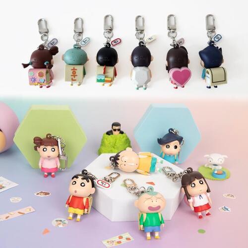 クレヨンしんちゃん キーホルダー 双葉幼稚園 1BOX (12個入/キャラ2個ずつ) 正規品