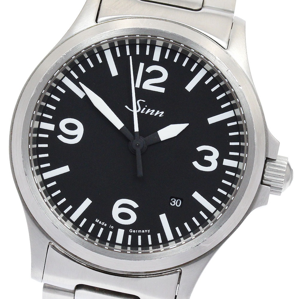 ジン Sinn 556.A デイト 自動巻き メンズ 箱・保証書付き_885444【中古】
