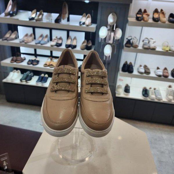 HC10 ピンク足の甲キュービックバンドスニーカー LCWS10U51325 (40818183)