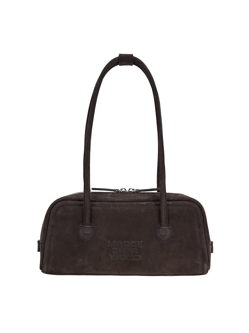【MARGESHERWOOD】 SOFT BAGUETTE BAG : HUSH NUBUCK