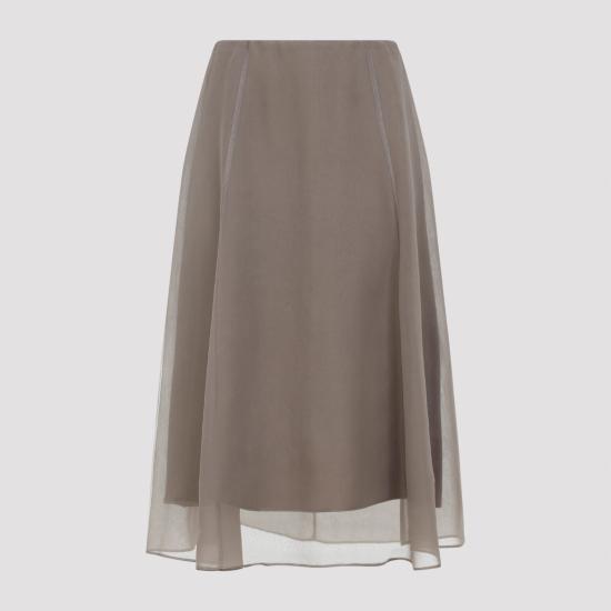 BRUNELLO CUCINELLI Women Mid Skirts MF940G3877 C8909 ROPE