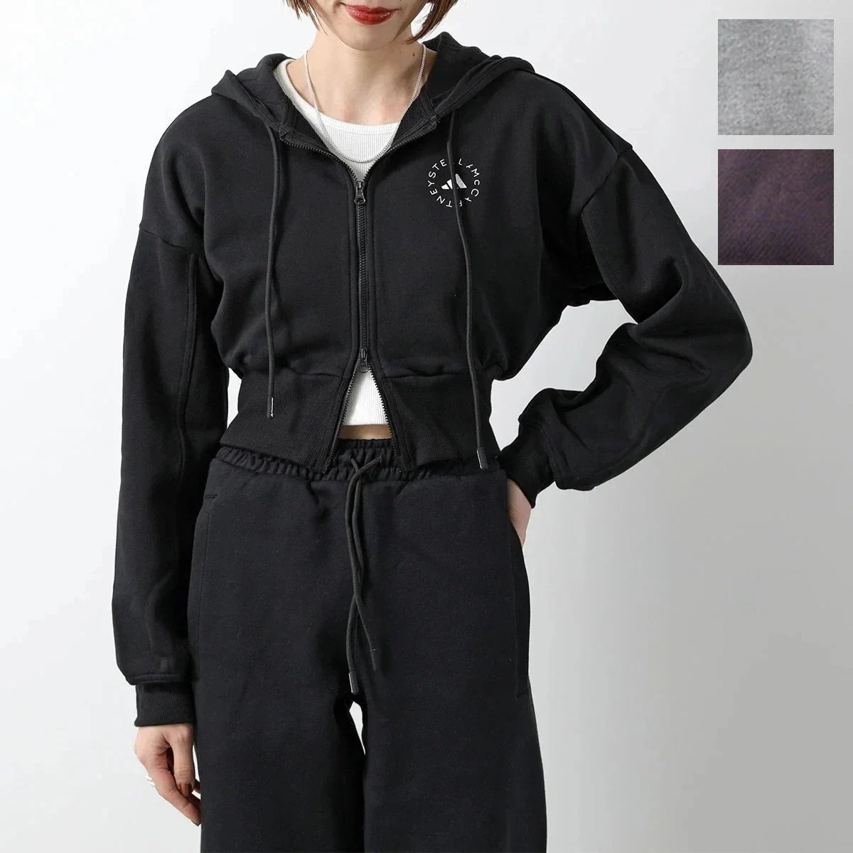adidas by STELLA McCARTNEY アディダス ステラマッカートニー コラボ パーカー aSMC CRO HOODIE IN3637 IW99 【mega】