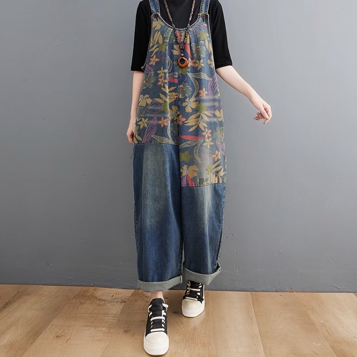 オールインワン サロペット 膝下 ミモレ ミモレ丈 ストレート ワイド カジュアル おしゃれ お洒落 ルーズ 個性的 春 夏 秋 冬 オールシーズン シーズンレス 2023 10代 20代 レディース 5,378円