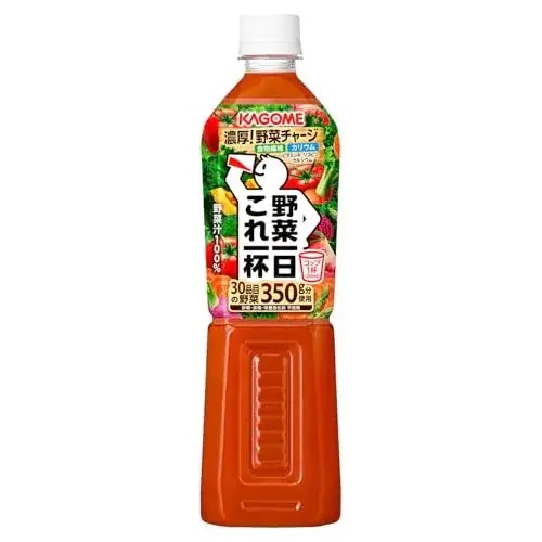 カゴメ 野菜一日これ一杯 720mlペットボトル×15本(食物繊維 カリウム ビタミンA リコピン カルシウム)