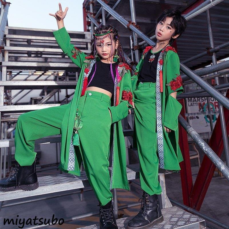 韓国子供服 ダンスウェア キッズ ダンス衣装 女の子 男の子 ズ ヒップホップ 3点セット HIPH