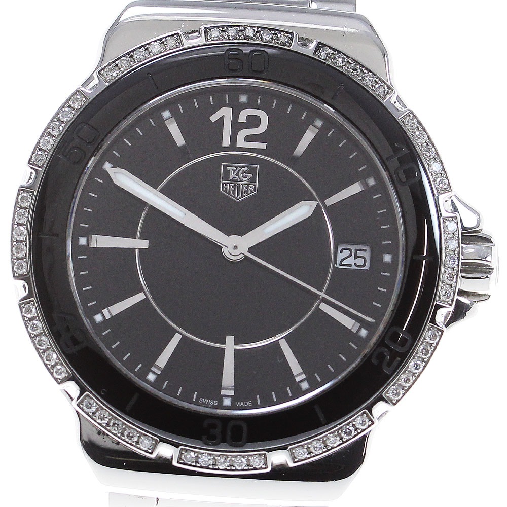 タグホイヤー TAG HEUER WAH1212 フォーミュラ1 ダイヤベゼル クォーツ レディース 保証書付き_823658【中古】