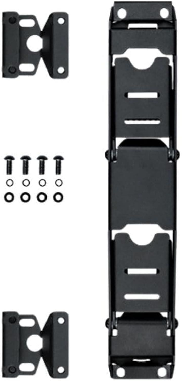 ジムニー リアラダー JB64 JB74 シエラ用 折りたたみ式 テールラダー 外装パーツ(ブラック, 高さ50cmx幅9cm)