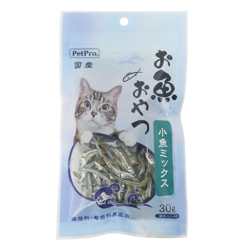（まとめ買い）猫用お魚おやつ 小魚ミックス 30g 猫用おやつ [x14]