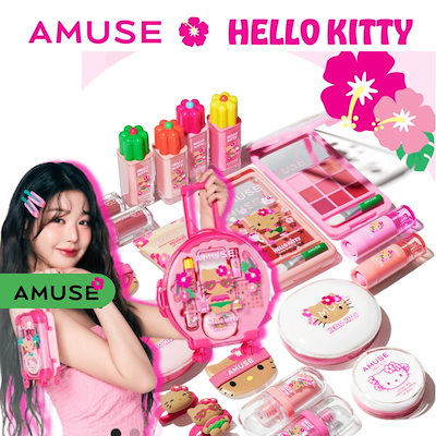 ♡新品♡AMUSE クッションファンデ＋リップ&チーク　ハローキティコラボ ♡新品♡AMUSE クッションファンデ＋リップ&チーク ハローキティ