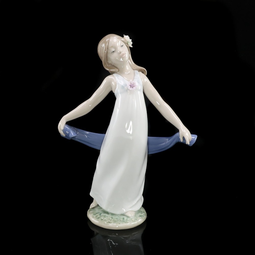 Lladro リヤドロ そよ風のダンス 2008 EVENTS CREATION 置物 オブジェ ポーセリン _ 中古品 A-ランク
