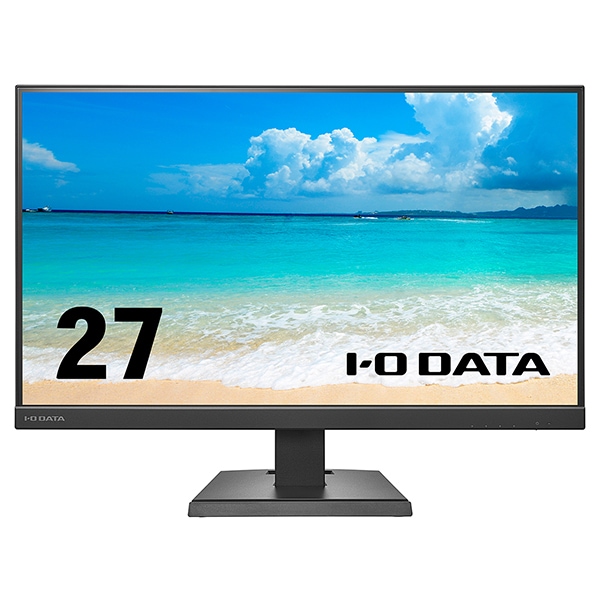 ワイド液晶ディスプレイ 27型/1920×1080/HDMIDisplayPortUSB Type-C/ブラック/スピーカー:あり/給電も可能なUSB Type-C(R) 搭載/「5年保証」