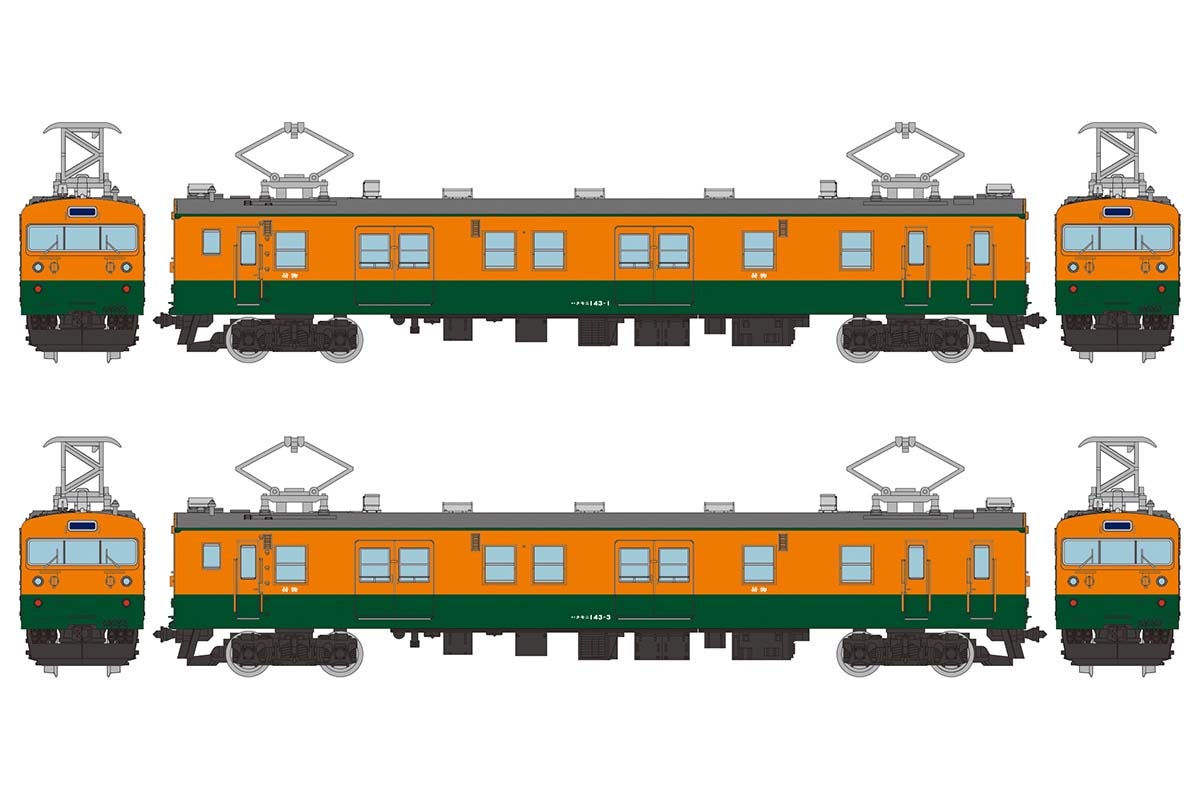 トミーテック (N) 鉄道コレクション 国鉄クモニ143形 2両セット TT テツコレ コクテツクモニ143ケイ 2R