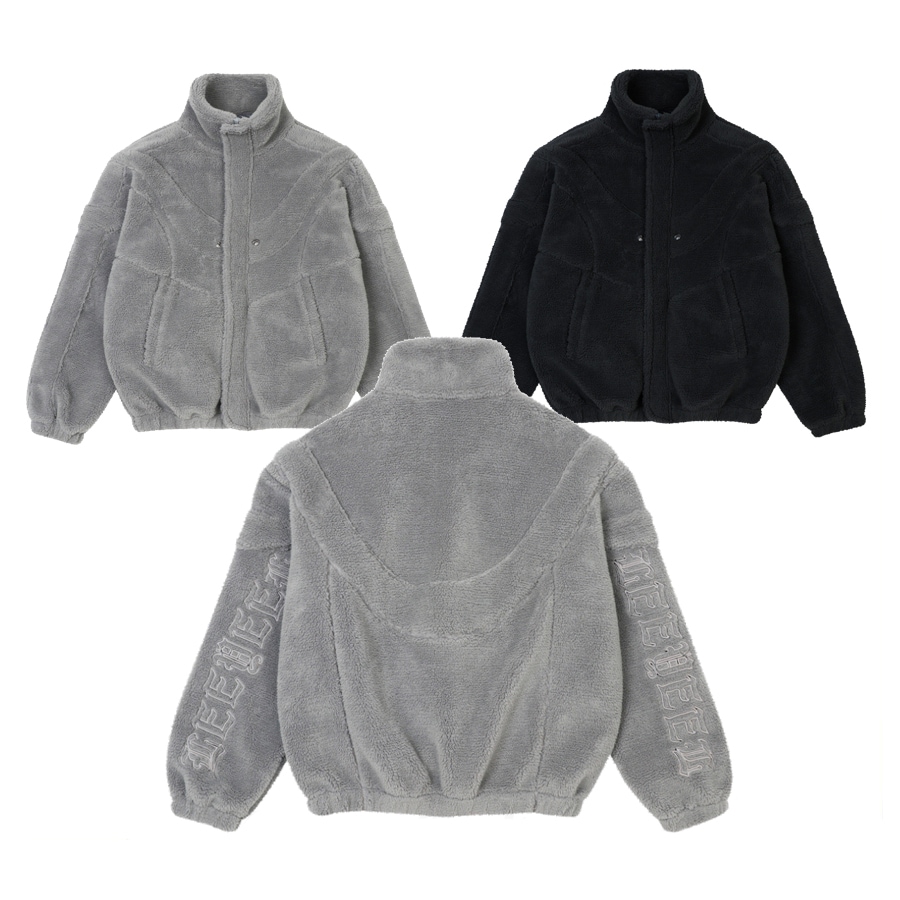 [L.E.E.Y] LOGO FLEECE JACKET