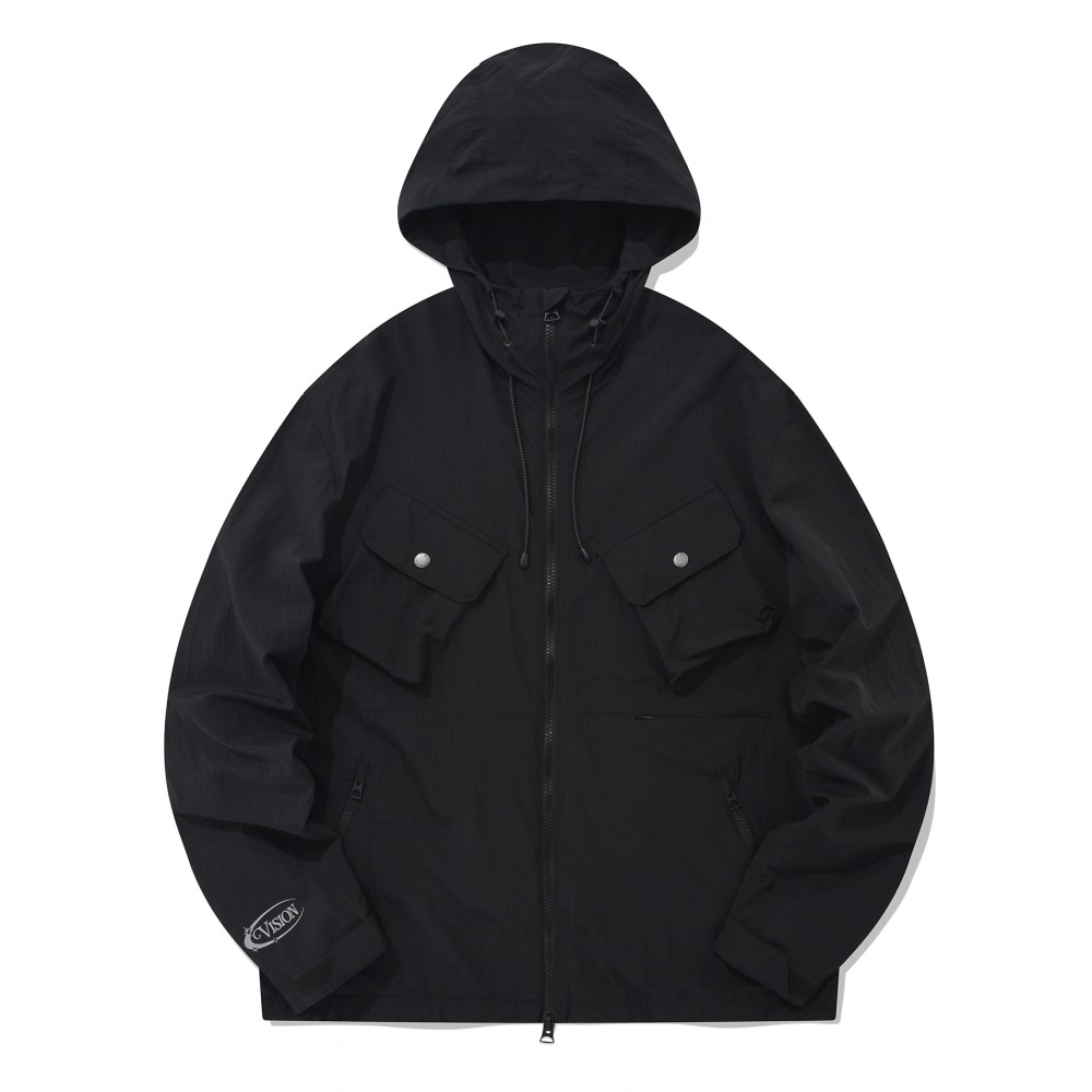 VISION StreetWEAR VSW ユーティリティ ウインドブレーカー ブラック