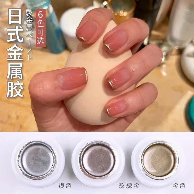 マニキュア金属塗装接着剤 2024 新和風金線ネイル接着剤ネットレッドゴールドとシルバーフック光線療法接着剤